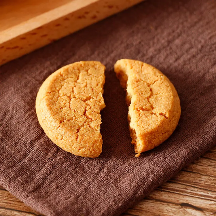 wholesale Sugar-free High Fiber small peach crisp desserts 320g Chinese Traditional Walnut Pastry Crisp Cookie