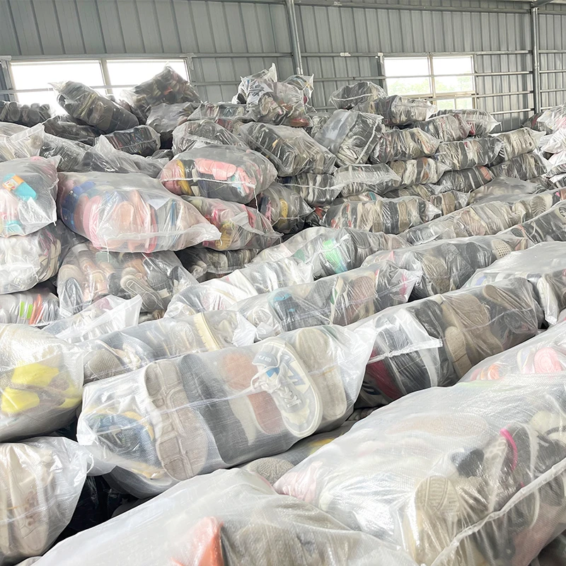 wholesale summer used sandals for women second hands shoes stock cheaper price low kgs door to door mixed bales in box