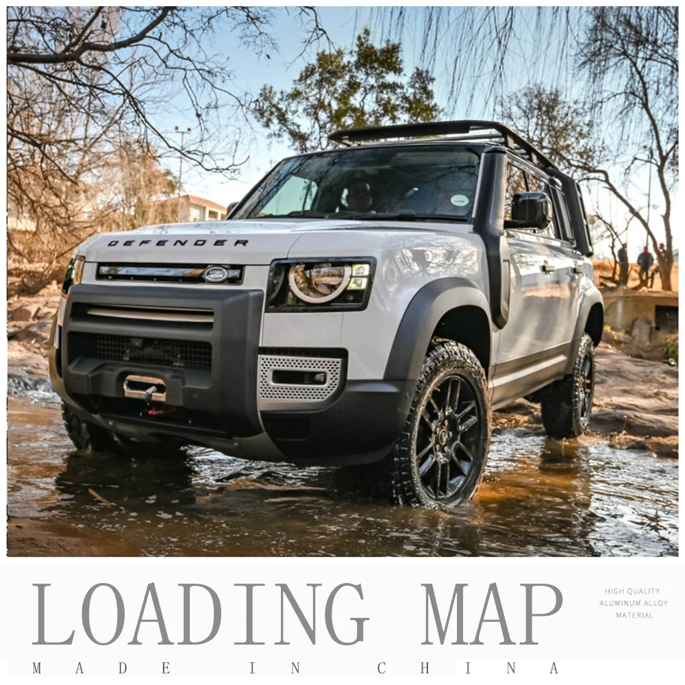 1Set Car ABS Plastic Air Intakes Parts Set Auto Snorkel Kit 2020 Land Rover Defender 110