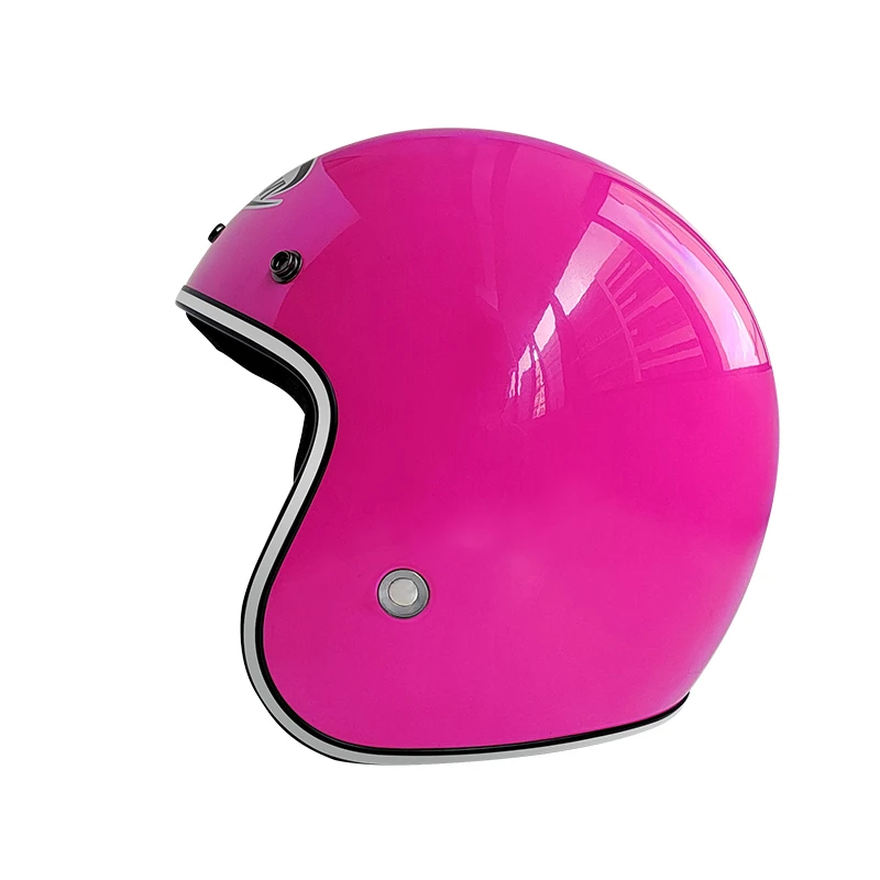 Wholesale Vintage High-Performance Fiberglass Vintage 3/4 Motorcycle Helmets