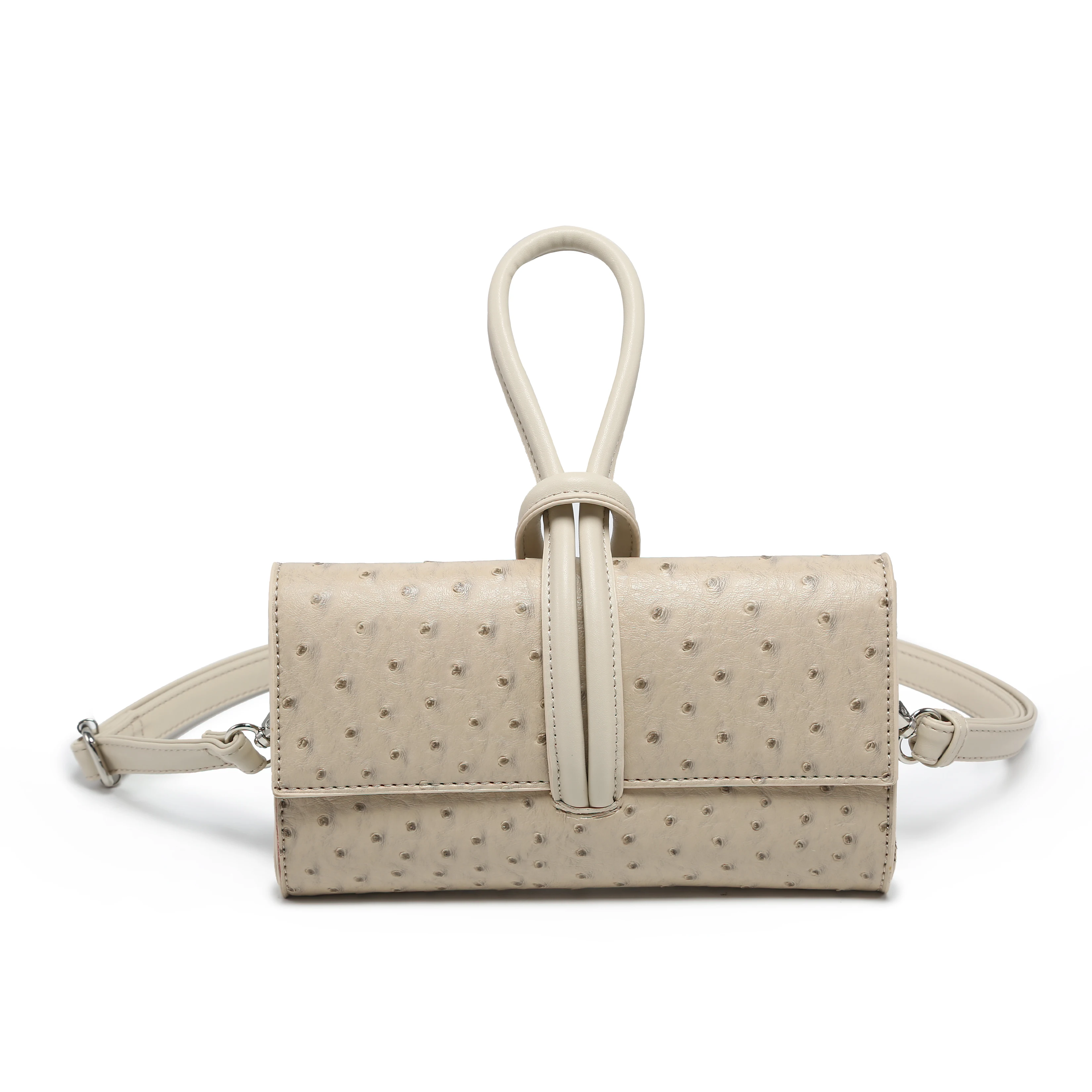 Hot sale 2025 high quality ostrich phone purse small sling women bags cheap new design handbag