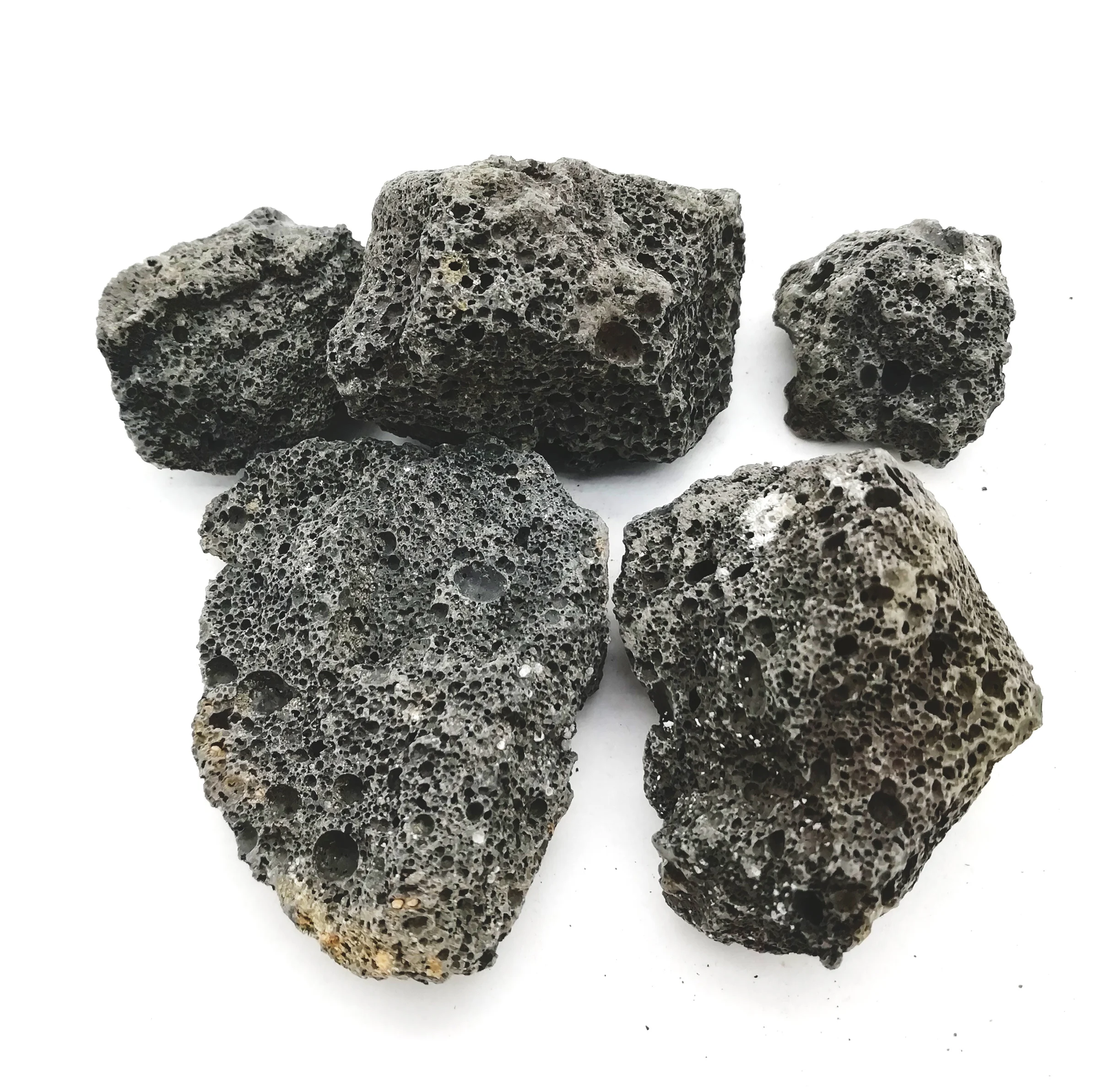 natural lava stone black basalt grill stone