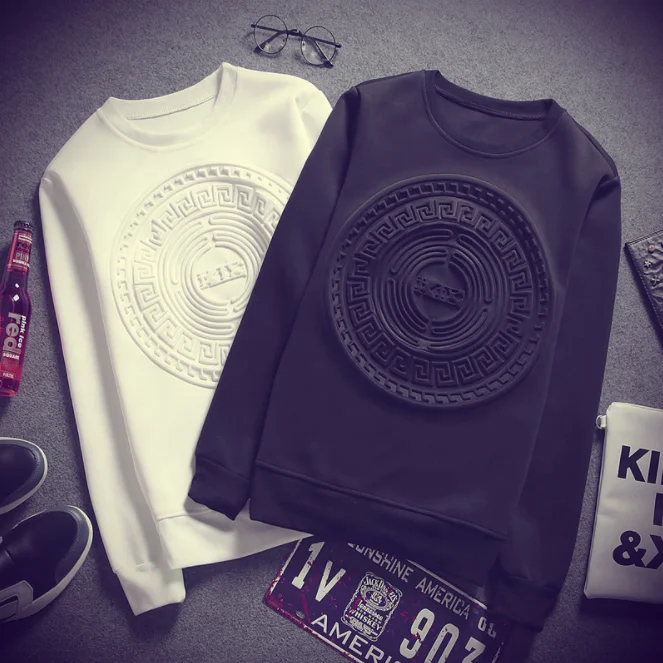 
Oem Wholesale 100%polyester Sweatshirts Custom 3d logo embossed hoodie Embossed Logo Design Solid Hoodie Sweatshirt 