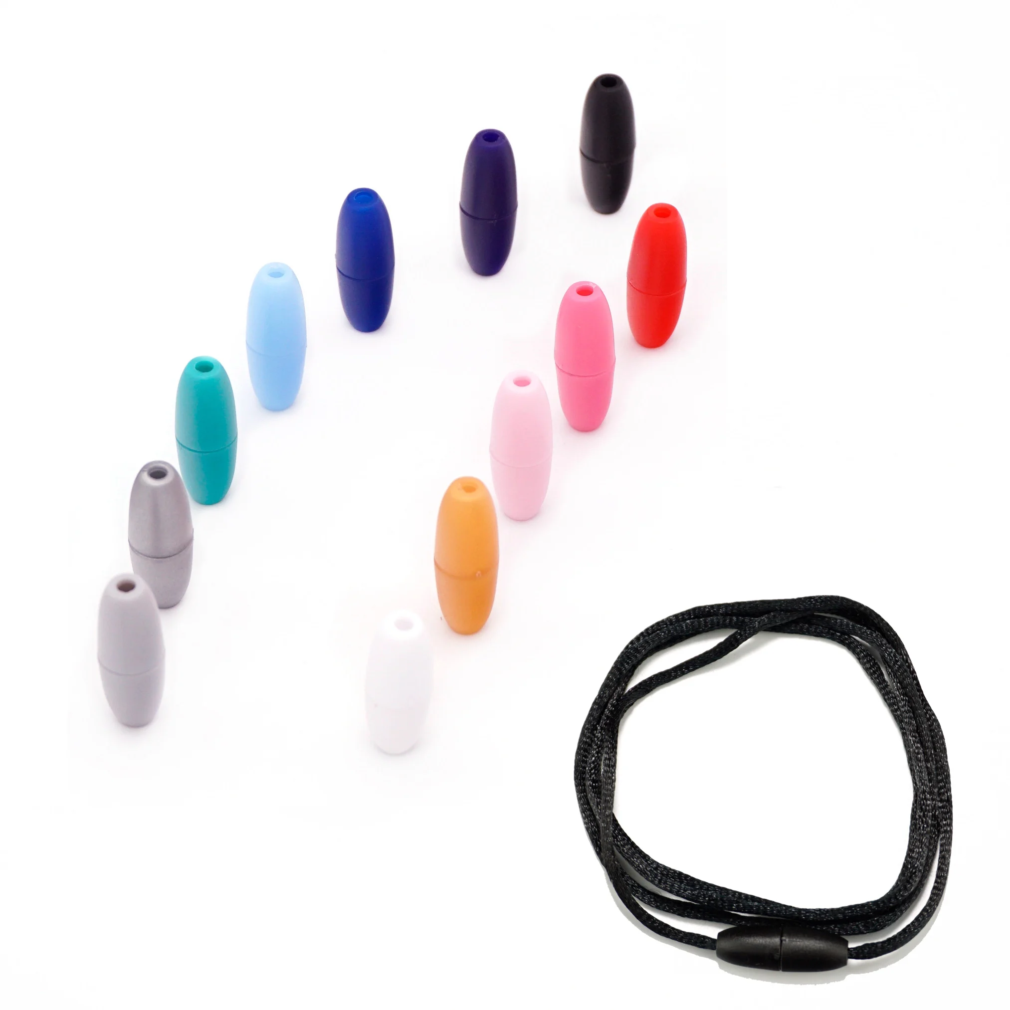 Cheap Fashion Plastic Breakaway Clasps Baby Teething Necklace Bracelet Magnetic Clasp Bead Barrel Connectors for jewelry Making