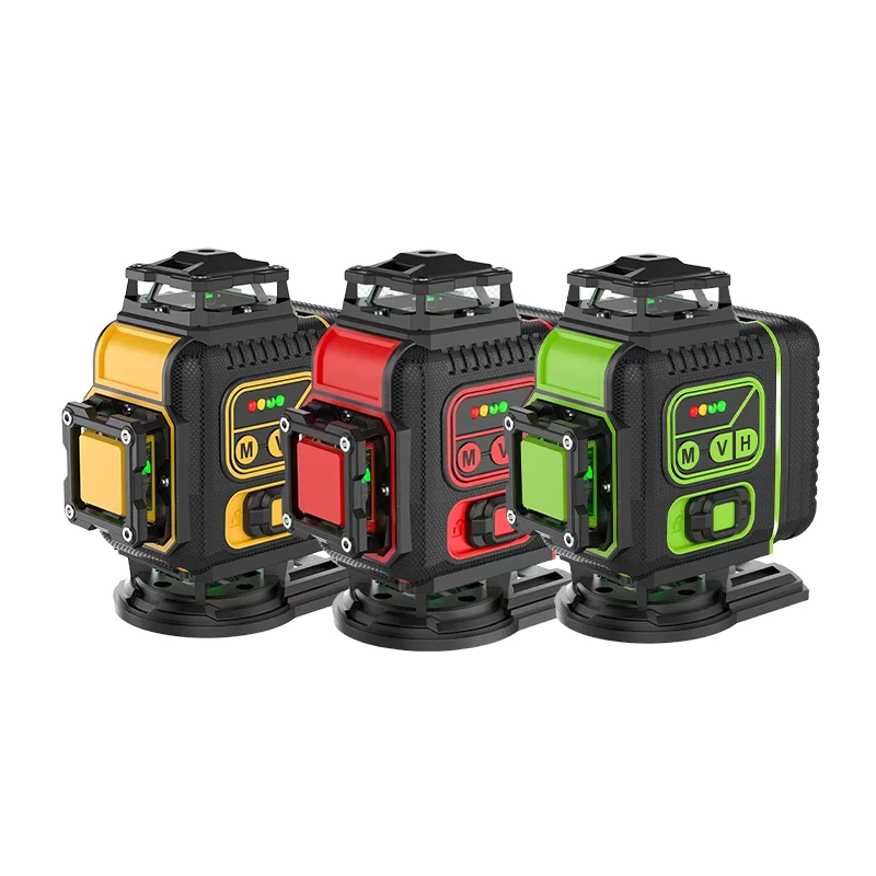 4d self leveling 360 rotary 16 line green Laser Level 12 line laser level for outdoor construction tools