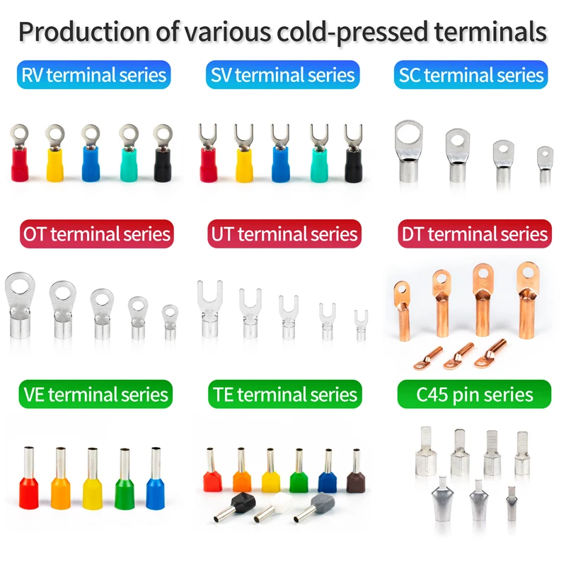 RV  Terminal Electrical Crimp Connector RV Ring Copper Terminal Copper lugs