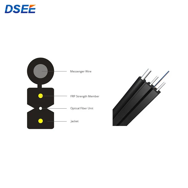 GYTS double 6 core single mode internet outdoor fiber optical cables