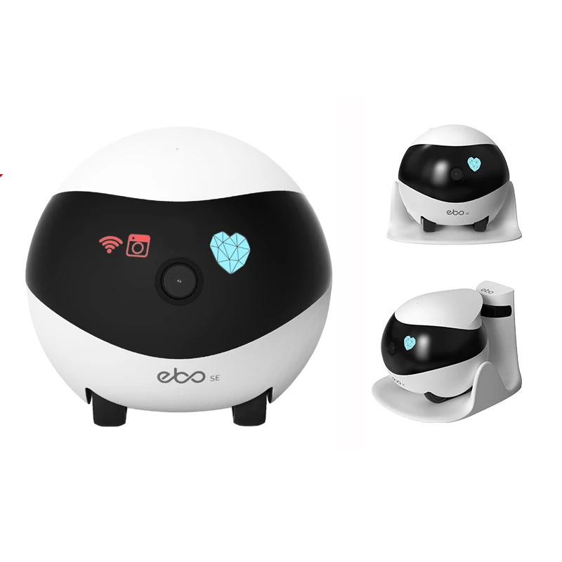 2021 New Amazon Wifi Connection Ebo SE Pet Companion Laser Electr Interact Robotic Toy with 1080p Camera Track for Indoor