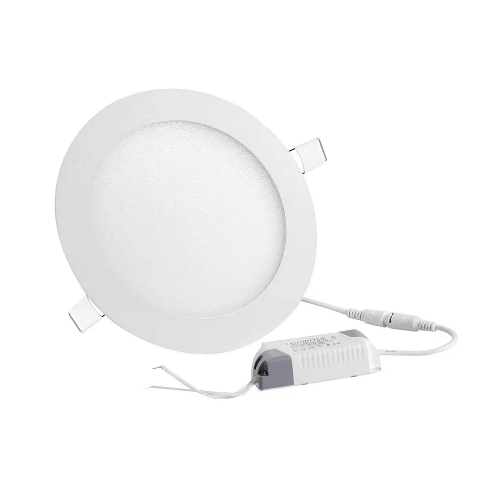 Good price 3w 6w 7w 9w 18w Lamp Lighting Time Warm Office Recessed Round Led Panel Light with driver