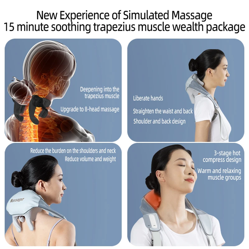 JIE MAN Neck and Shoulder Massager