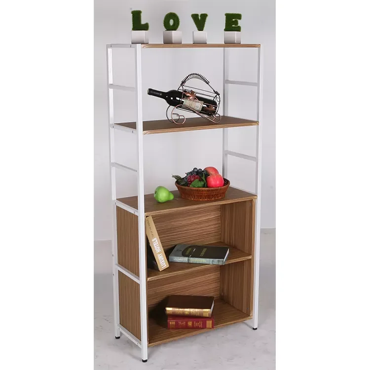 Home Office Furniture Bookshelf With Drawer Display Rack Book Shelves Wooden Modern Bookcase