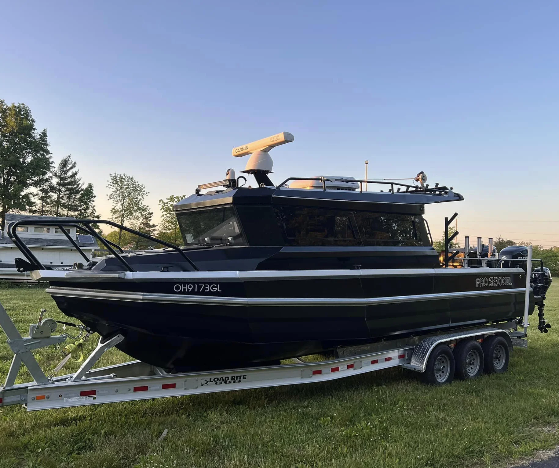 Gospel 30ft Speed Sport Outboard Motor Yacht Luxury Cabin Cruiser Aluminum Fishing Boat