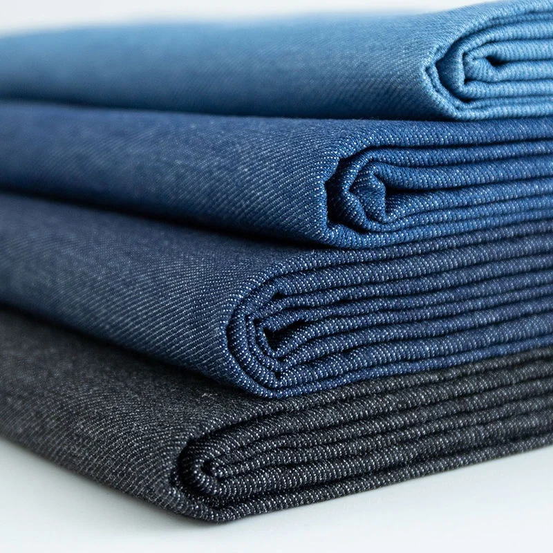 Wholesale Low Prices Woven Denim Stretch Denim for jeans indigo blue color