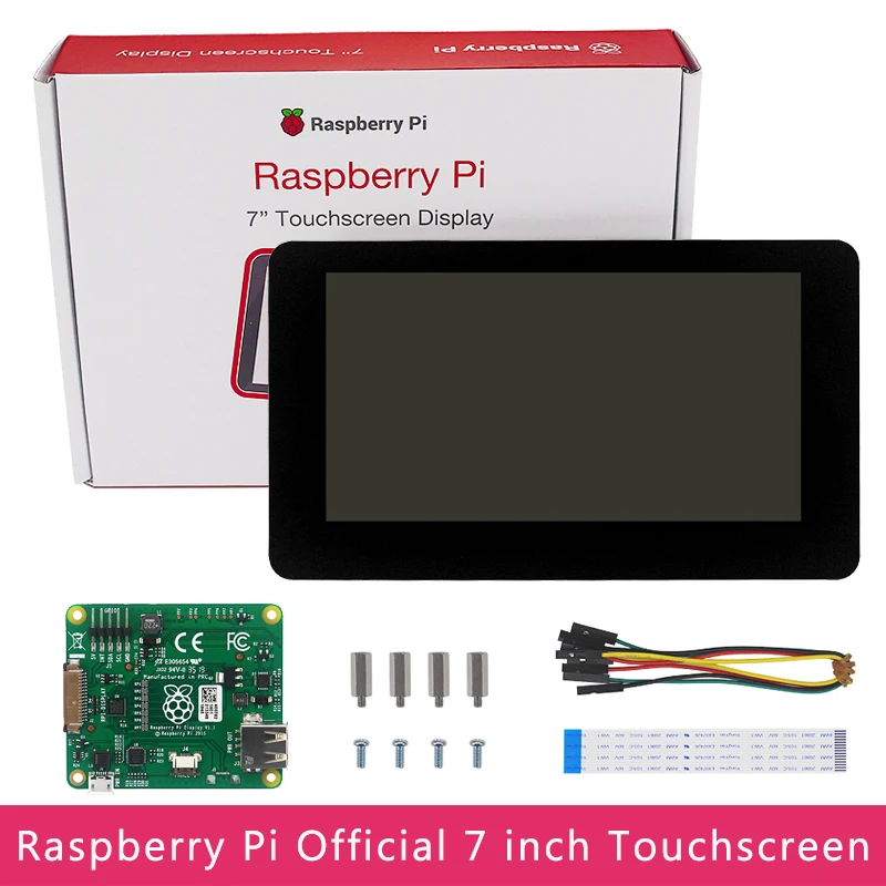 Original Raspberry Pi Official 7 inch Touchscreen Display 800x480 HD 24-bit Color LCD DSI Connect for raspberry pi 4B/3B+/Zero