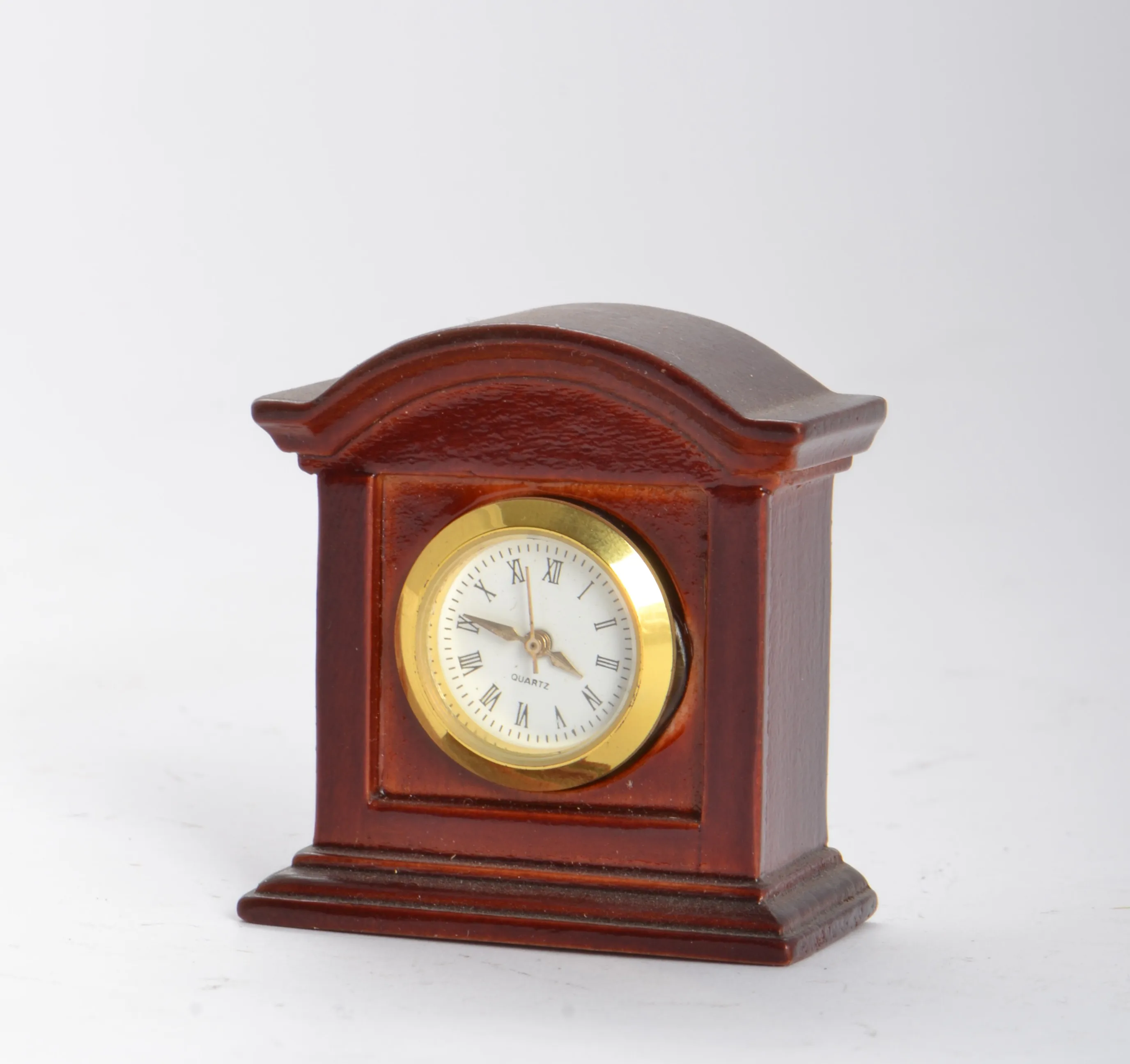 
Handpainted OAK Dollhouse Miniature Grandfather Clock 1:12 