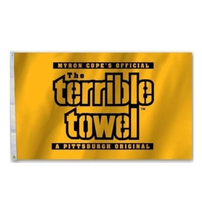 
Custom High Quality Pittsburgh Steelers Terrible Towel Flag 3x5 ft NFL Banner 
