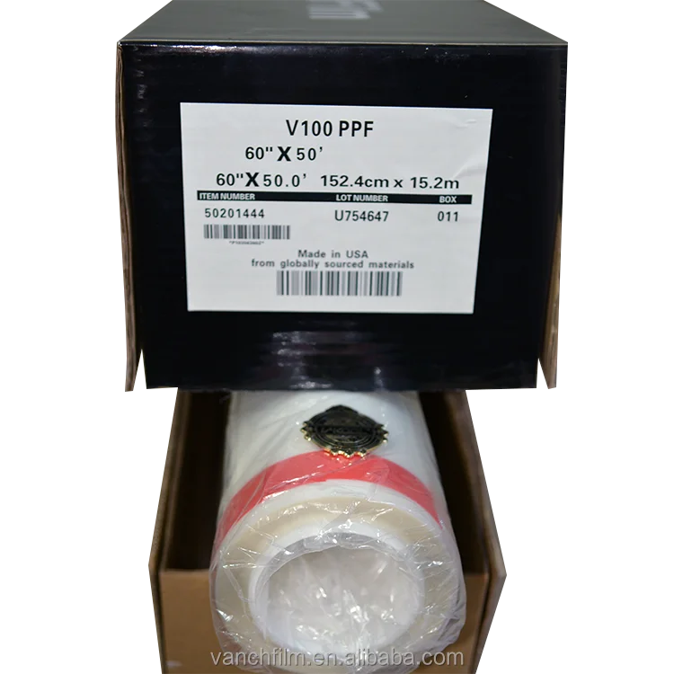 OEM Brand Anti-yellowing Self Healing High Gloss Clear TPU Transparent V-KOOL Car Paint Protection Film