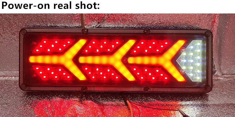 Led car rear light 24/12V super bright Flow Steering Turn Signal Lamp for Truck Trailer Caravan UTE Camper fog taillights