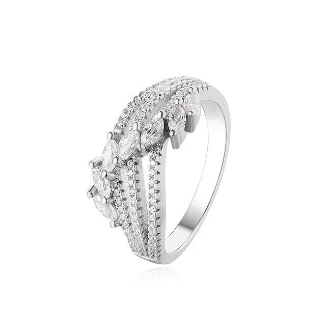 Wholesale S925 Silver Wedding Engagement Ring