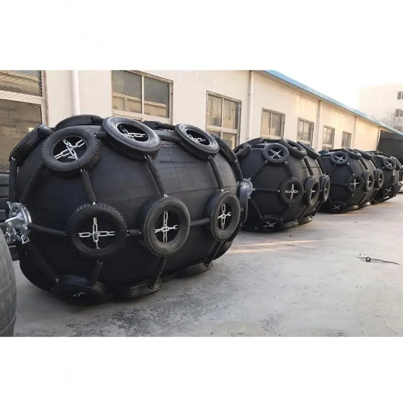 High Quality 2*3.5m Ship Boat Pneumatic Rubber Fender For Mooring Pushing