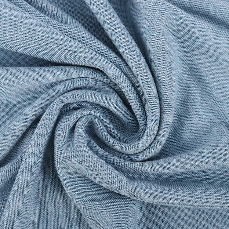 
Wholesale Customized Organic 67% Bamboo 29% Poly 4% Spandex Soft Solids Plain Eco Friendly Recycled Knitted Bamboo Jersey Fabric 