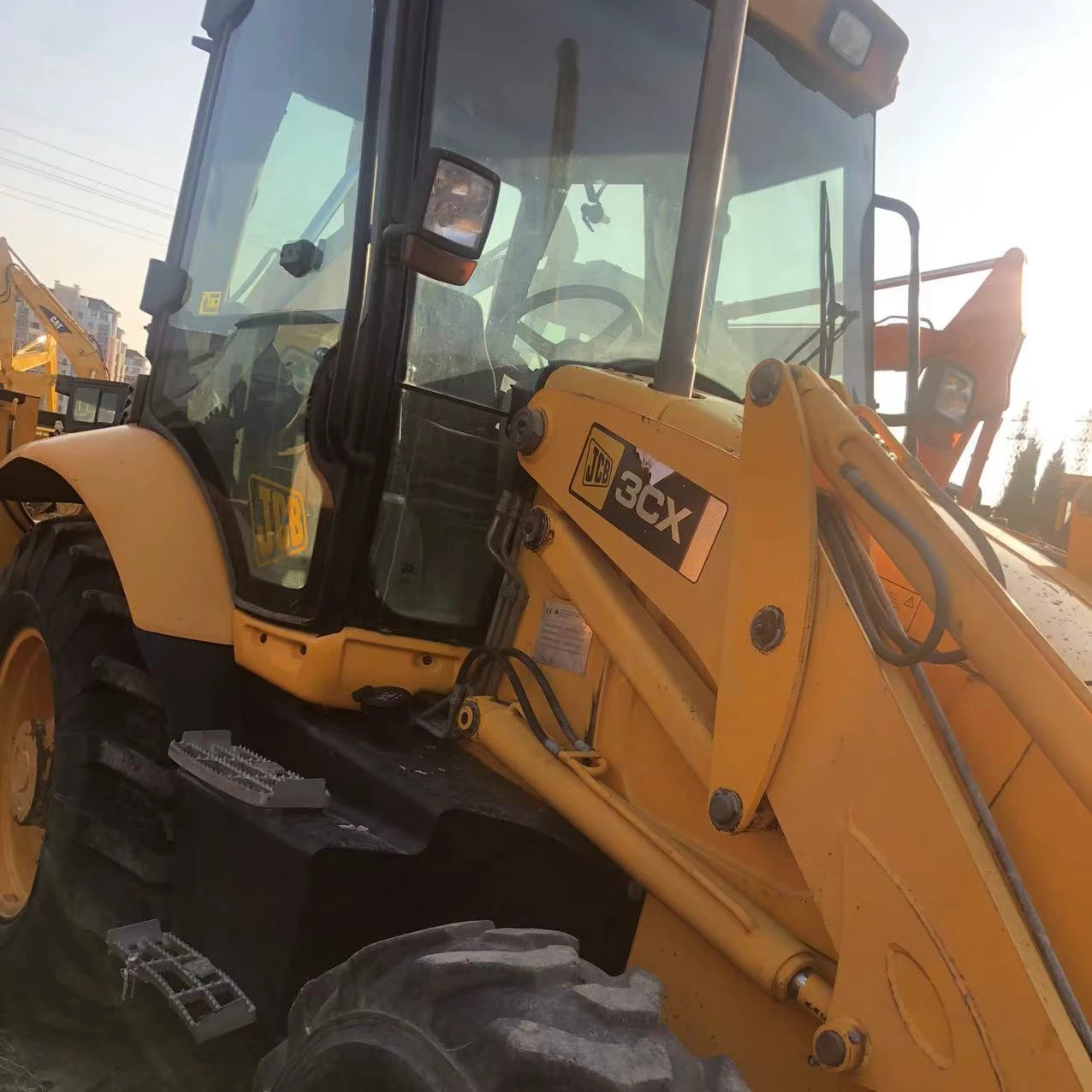 Used Free Shipping Komatsu second hand machinery for sale Top Brand JCB 3CX 4CX Good Machine Wheel Loader for Sale