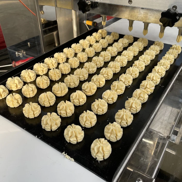Cookies Biscuits Production Line Puff Macarons Sandwich Pastry Depositor Cheese Stick Machine Bakery Dough Mixer Rotary Oven