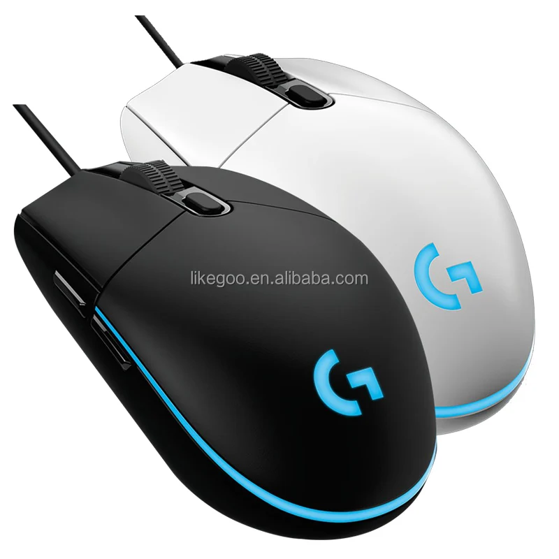 Original Logitech G102  Wired Gaming Mouse Backlit Side Button Glare Mouse Macro Laptop USB Home Office Logitech G102