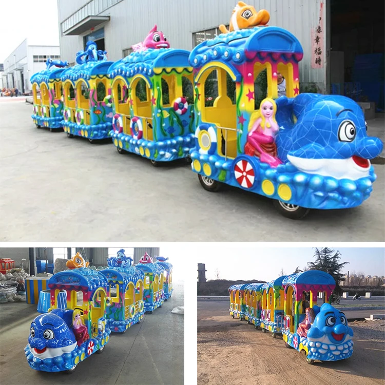 Новые детские аттракционы, поезд в парках развлечений для продажи!