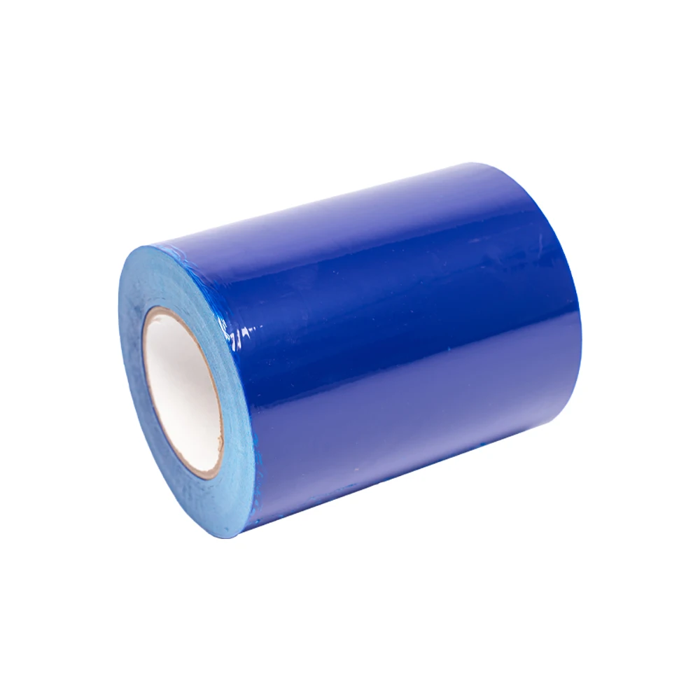 50um Furniture Watch Protect Film Glass Mobile Phone Camera Lens Silicone Self Adhesive Blue PE Stretch Protective Film