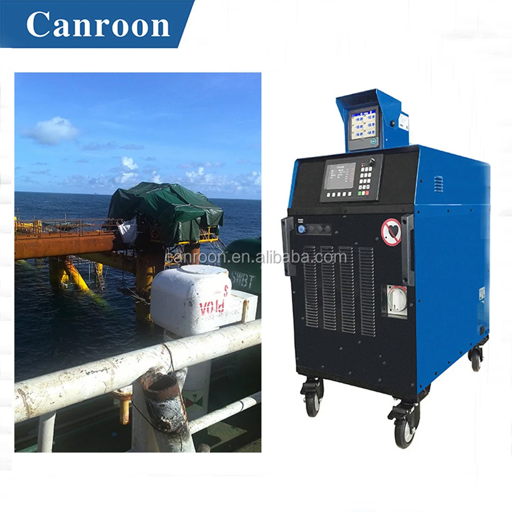 oil and gas pipeline joints coating machine induction heating generator with manual type clamp coil