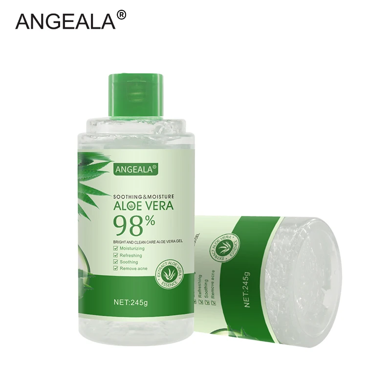 Private Label Oem Organic 100 Pure Aloe Vera Gel Face Skin Moisturizer Soothing Lightening Cream Gel De Aloe Vera Gel for face