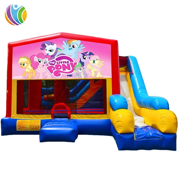 
Hot sale inflatable castle slide combo, banners customized bouncy castle slide, inflatable castle with slide for sale 