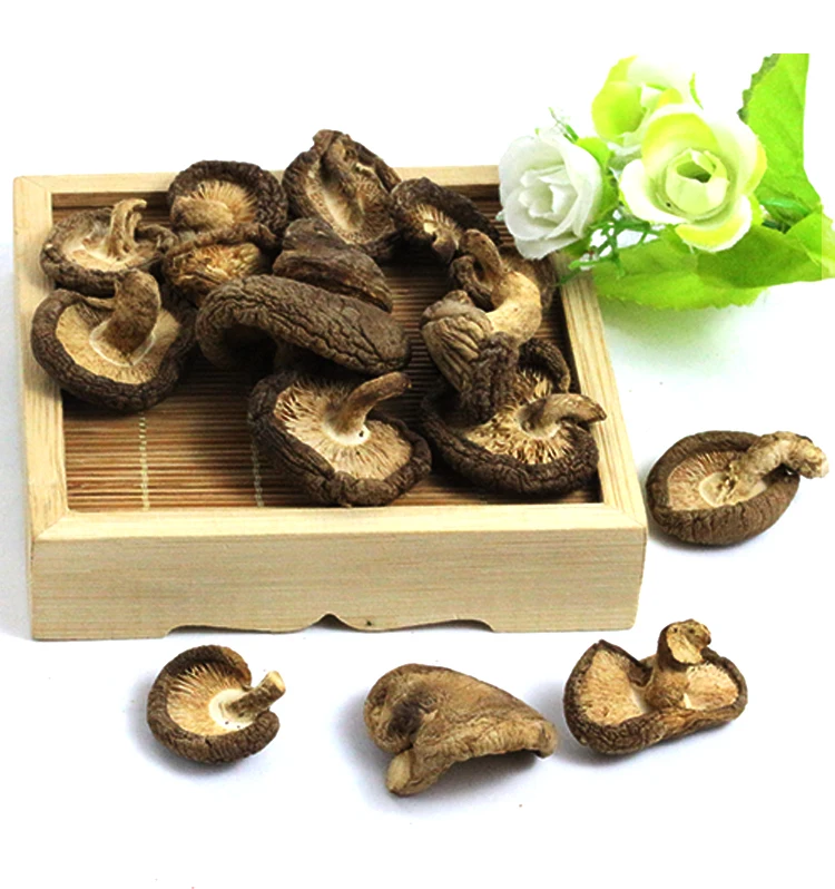  China dehydrated vegetables factory wholesale good price magic flower shiitake 6cm dried flakes