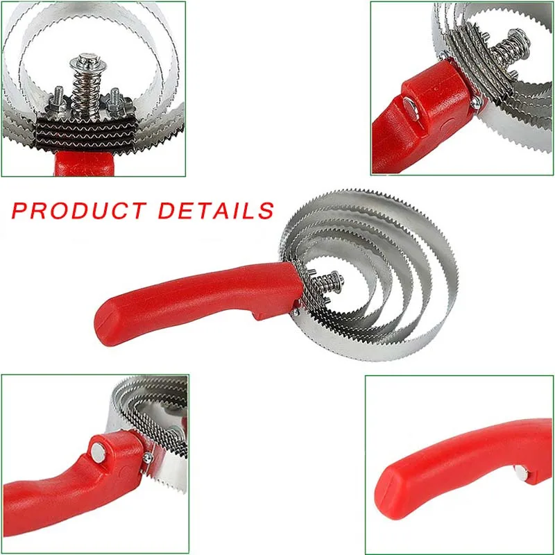 4 Rings Reversible 304 Stainless Steel Dog Horse Spring Comb Curry Brush Hair brush for cattle