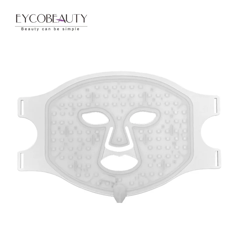 smart led face mask Silicone red light therapy device for home use 7 color