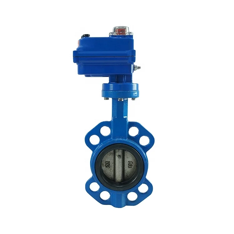 On Off Type Steel SS304 316L Electric Actuator Clamped Control Butterfly Valve 50Nm 80Nm 100Nm