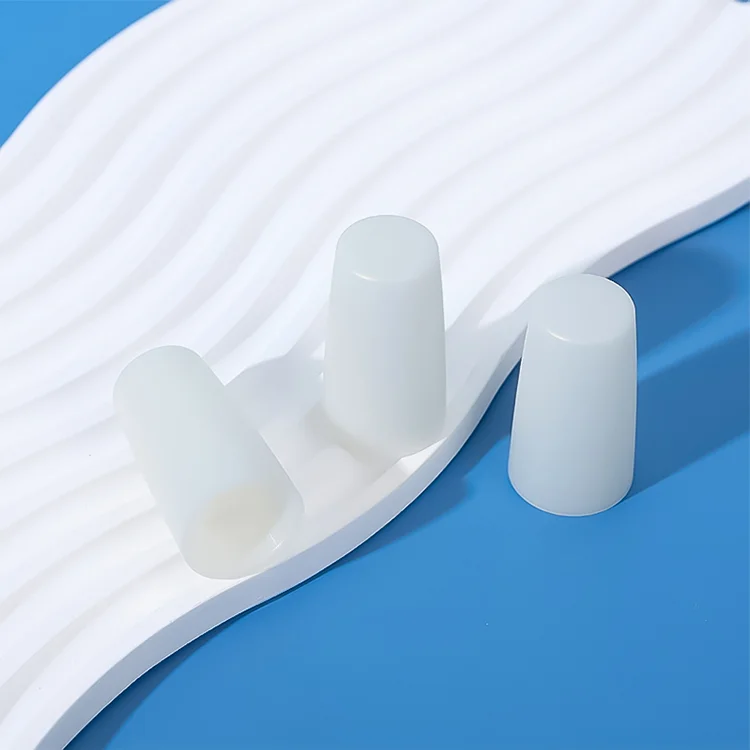 Wholesale Custom Nail Polish Brush Plastic Bottle Caps High Quality Colorful Nail UV Gel Polish Bottle Cap