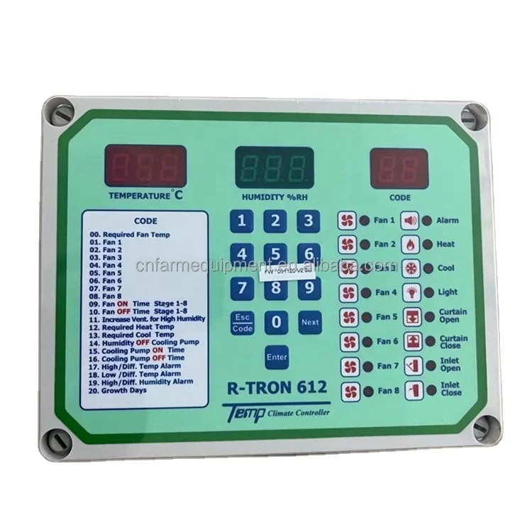 R-TRON 207 313 612 Environment Controller Control Feed Line Water Fan Etc