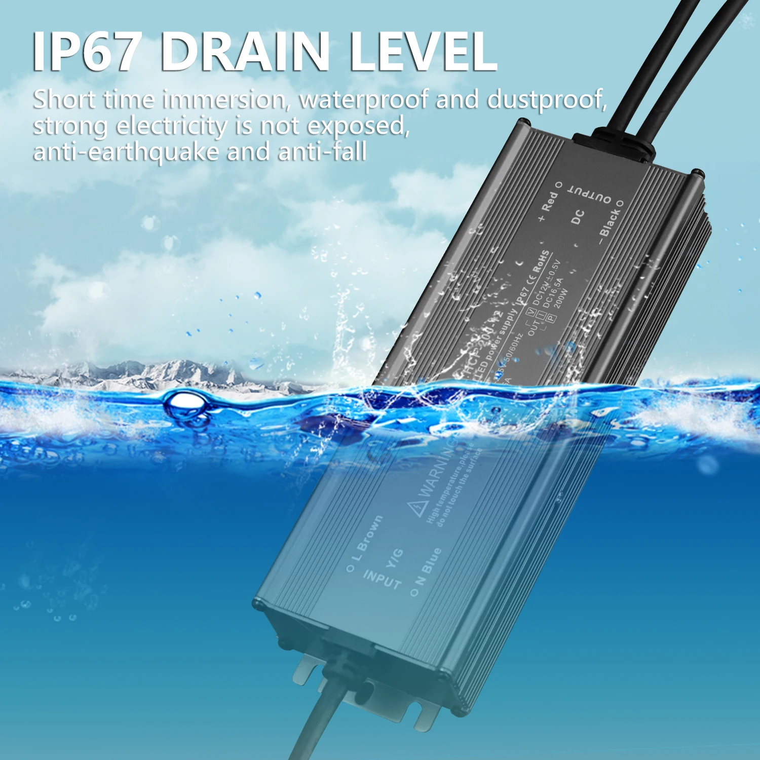 2024 New Innovations 9 Watt Led Bulb Driver 12V 48V Power Led Driver Track Rail 8-18W Supply With Battery Backup