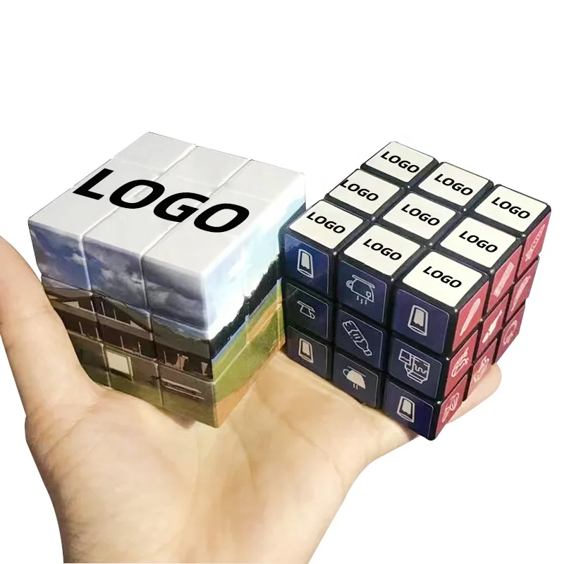 custom magic cube 3x3x3 3x3 3d puzzle toy diy educational personalized photo for advertising promote gift