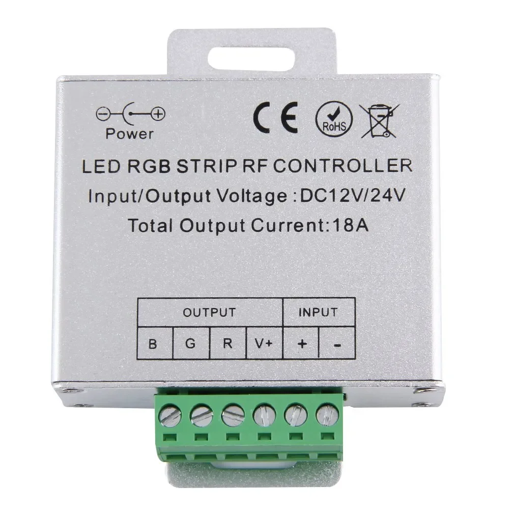 Новый классический RF LED RGB контроллер для полосы света DC12-24V 216 Вт/288 Вт мини Полный сенсорный пульт дистанционного управления