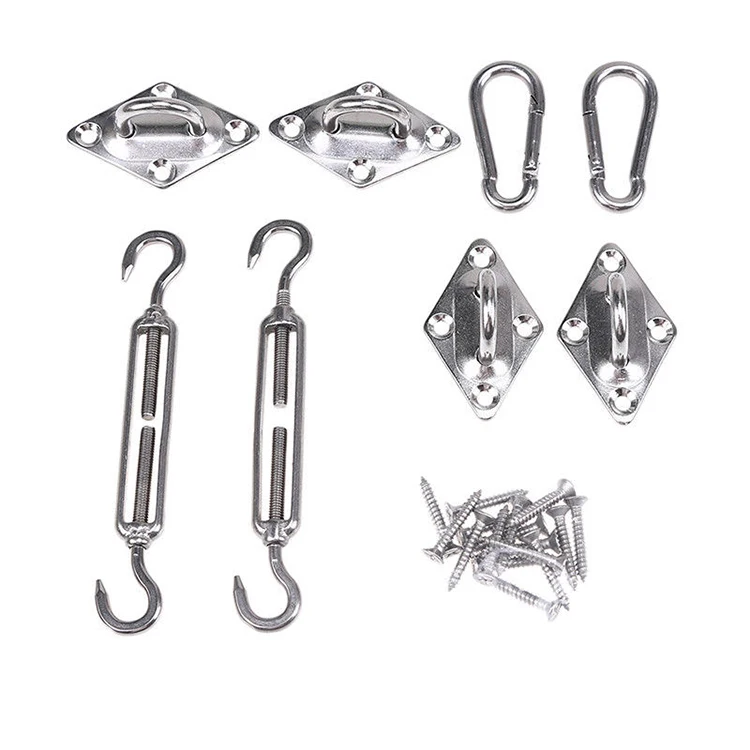 Wholesale Sail Shade Fixing Set Sun Shade Sail Accessories Garden Shade Sail Canopy