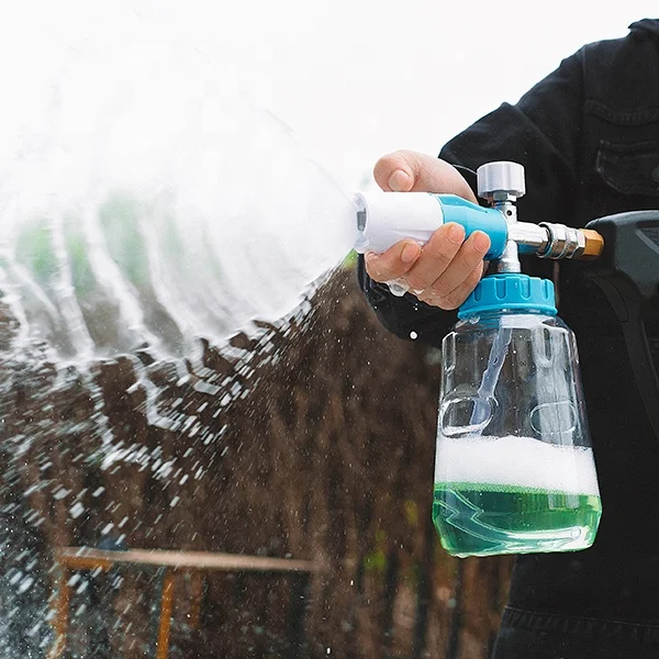 Прозрачная пенопластовая пушка Snow Master