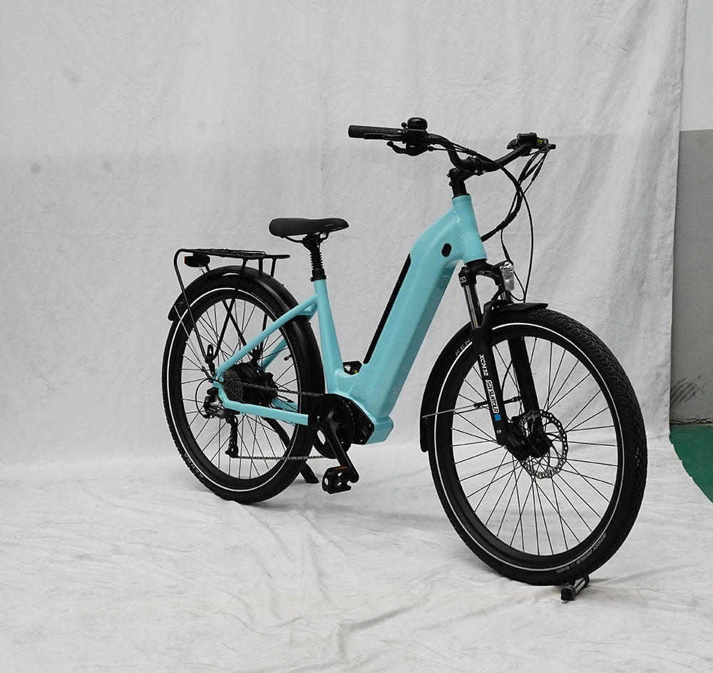 2024 New Ebike 27.5inch Aluminium alloy frame 48V500W high speed rear motor electric city bike hydraulic brake lady e-bike