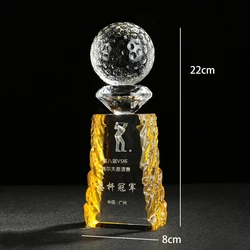 Cheap k9 crystal ball sports basketball badminton Trophy