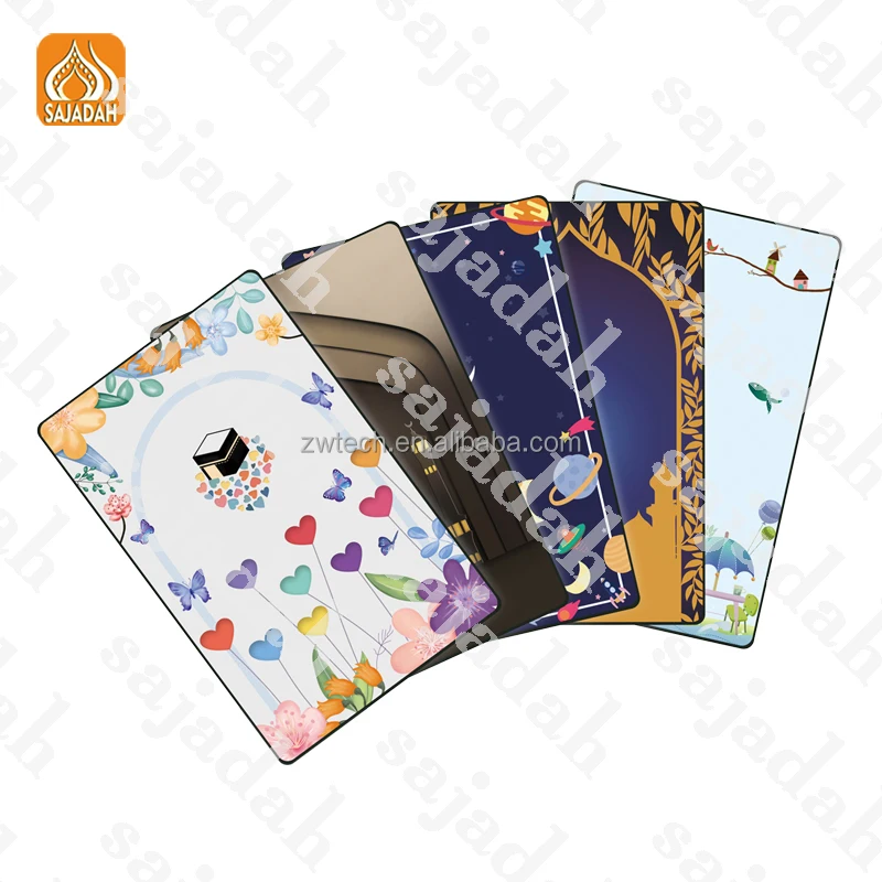 DT1707 Sajadah Wholesale Kaba Prayer Rug Electronic Kid Prayer Mat Turkiye Foldable Portable Muslim Islamic Toy Guran Lamp