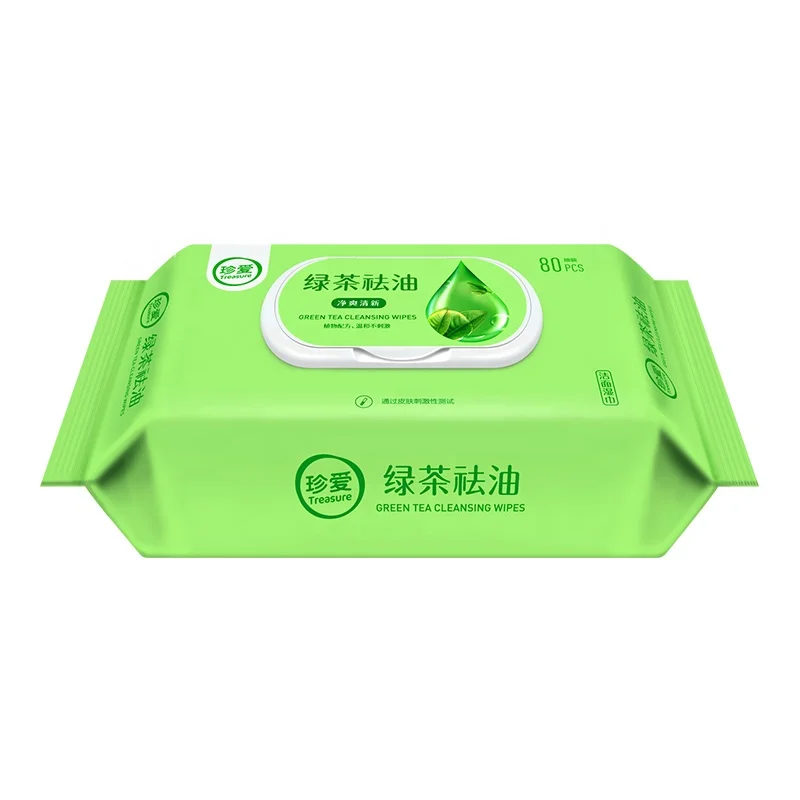 
B21 Treasure Green tea Daily cleansing wipes 