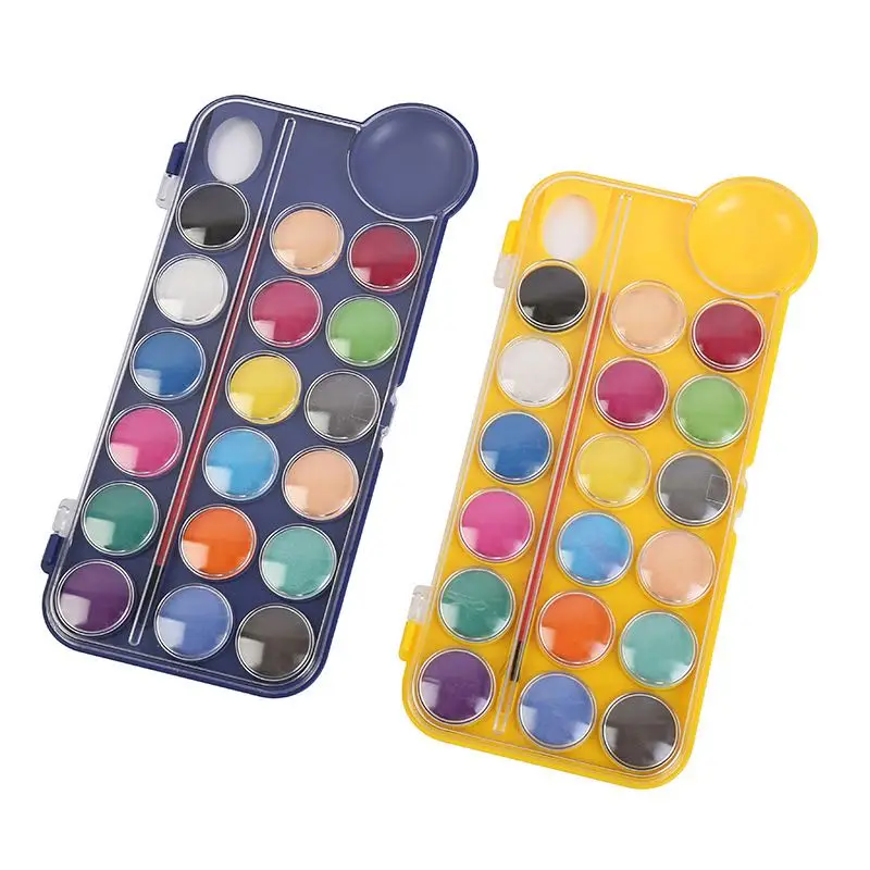 12-24 Color Best Selling watercolor Artist Solid Watercolor Paint for children