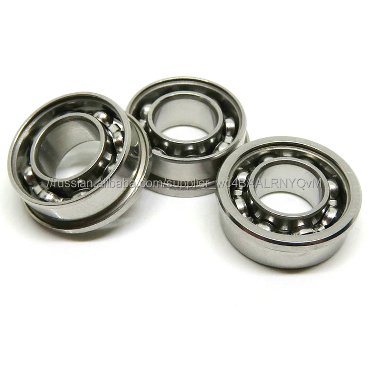 Professional SMF95 Open Small Stainless Steel Flanged Ball Bearing 4x10x3